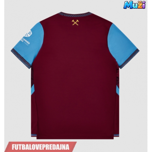 Lacne Muži Futbalové dres West Ham United 2026-27 Krátky Rukáv - Domáci